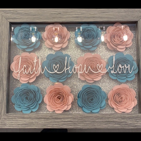 flower shadow boxes - Picture 3 of 3